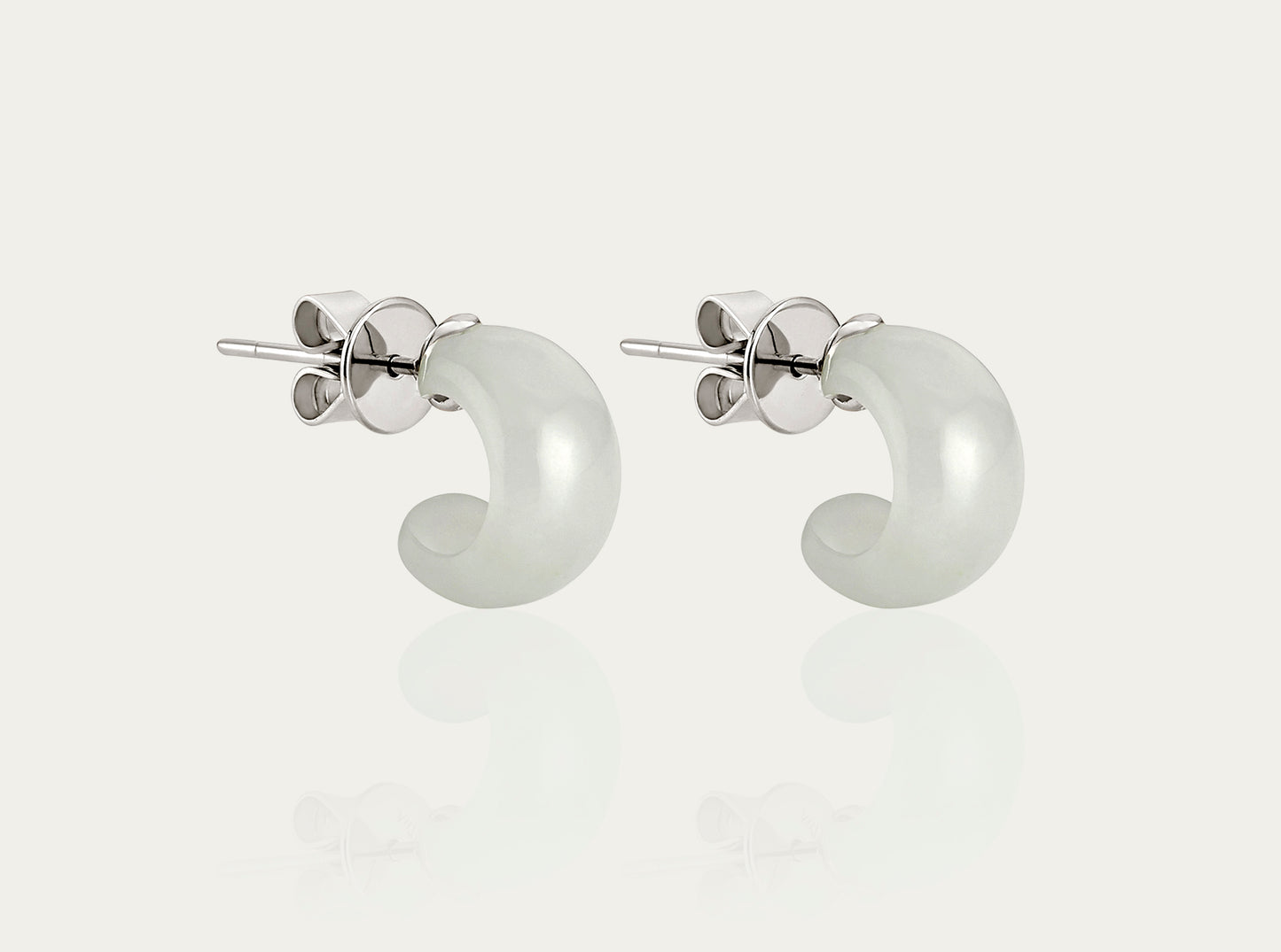 Jade white Earrings