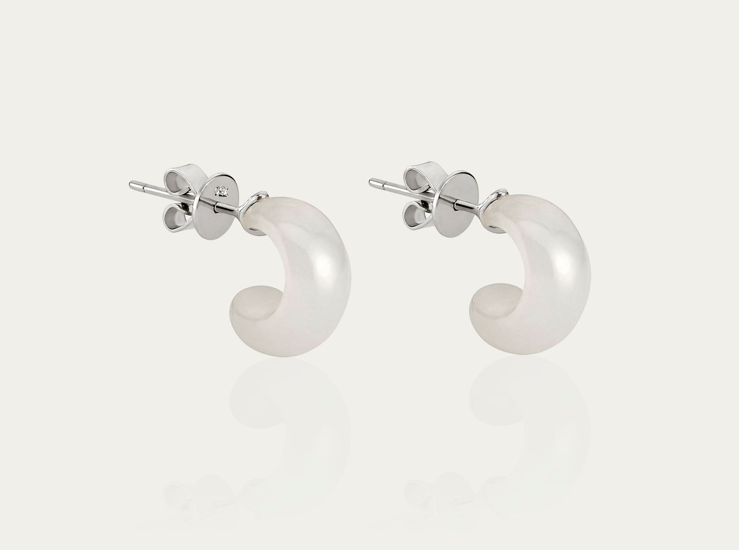 Jade white Earrings