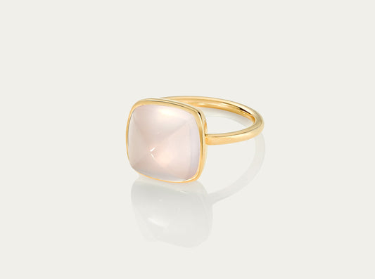 Bobo Ring Sugarloaf - Rose Quartz 12mm