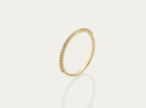 Wave ring 10K Yellow Gold