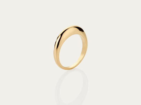 Infinity Diamond Ring 18K Yellow Gold