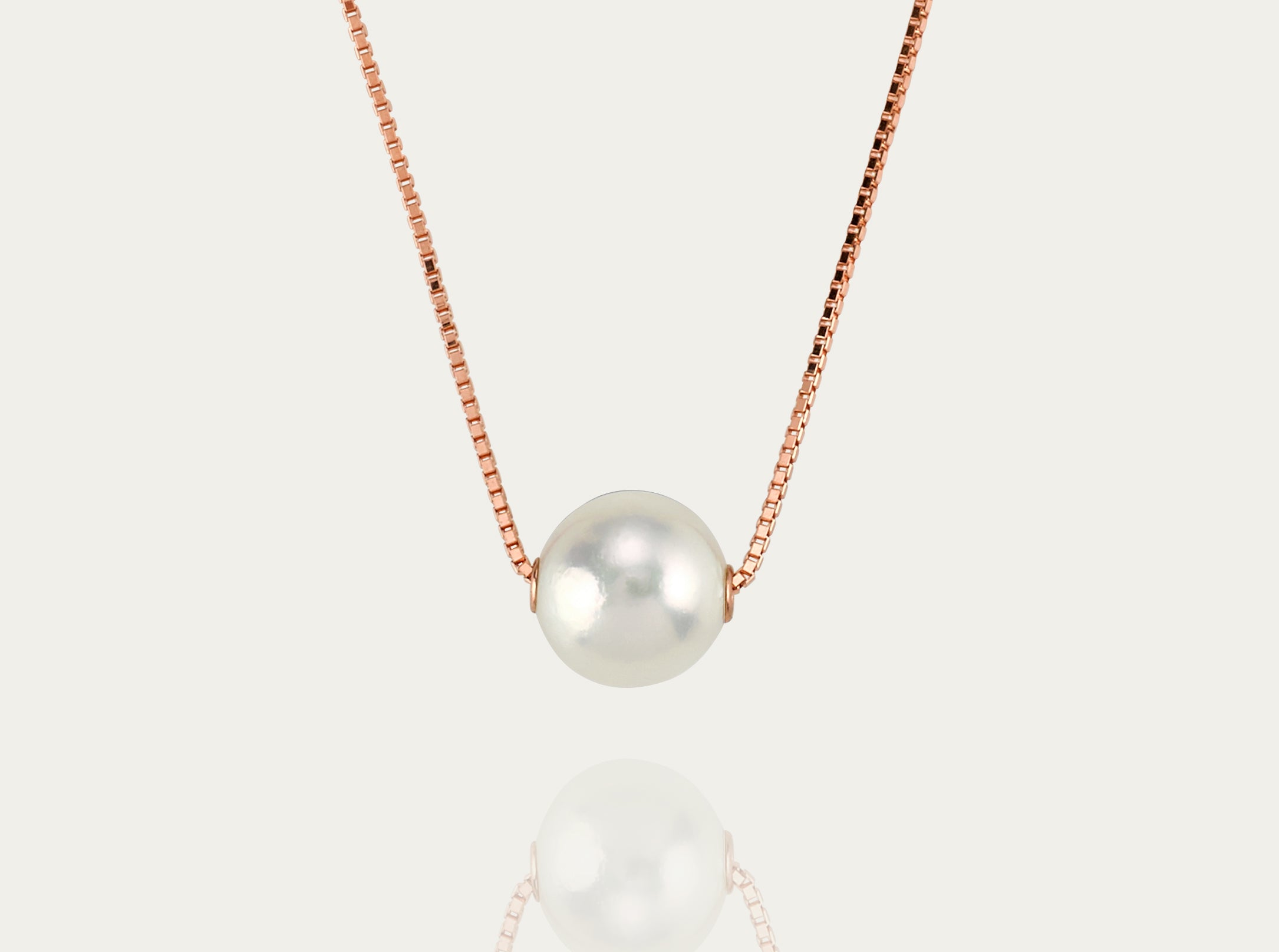 Lavender Floating Pearl Necklace | Kajal Naina