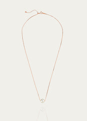 Akoya floating pearl 18K necklace