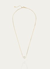 Akoya floating pearl 18K necklace